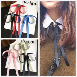 MIARA. L 2019 Новый галстук-бабочка женский корейский стиль женские воротники Академия ветер рука с streamer галстук-бабочка рубашка
