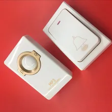 Автономный источник питания Домашний Беспроводной дверной звонок беспроводной обмен цифровой музыкальный дверной звонок очень долгим временем работы с Дистанционный дверной звонок MP3 старый телефонный звонок