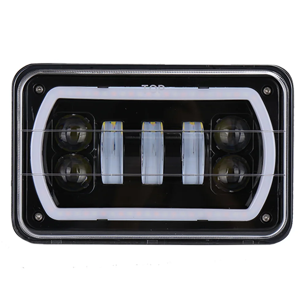 1Pc 4/'/'x6/'/' LED Headlight For Chevrolet S10//Monte Carlo//Nova//R10// Monza//Nova
