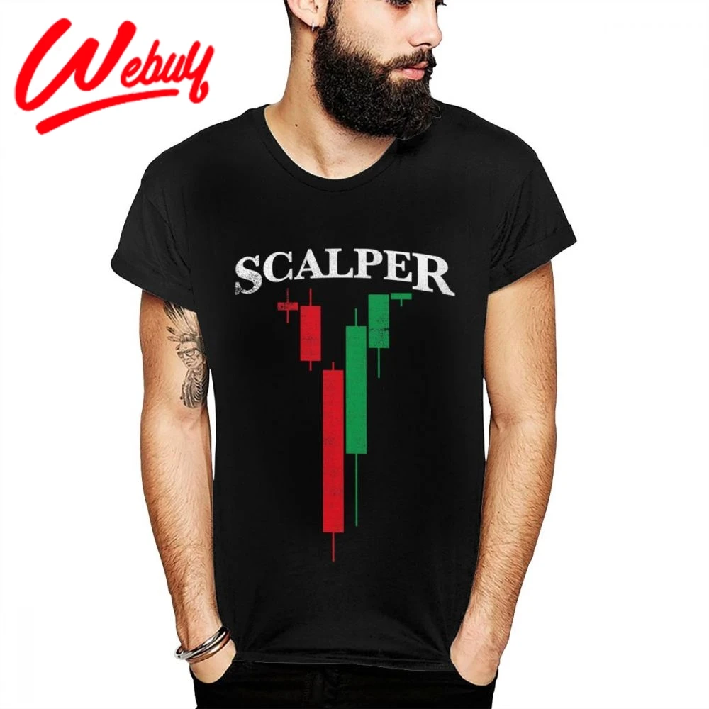 Футболка для мужской с круглым воротником Scalper Форекс инвестиционный запас