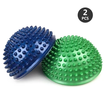 

Inflatable Yoga Foot Massage Ball 16CM Massage Balance Pods Body Rolling Foot Wakes Spiky Point for Gym Fitness Pilates
