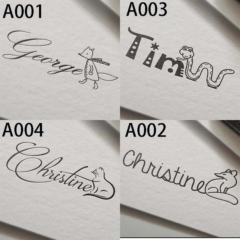 

Animal Named Customized Stamps Selfing-inking personalized lovely funny stamp for Signature School and office animation