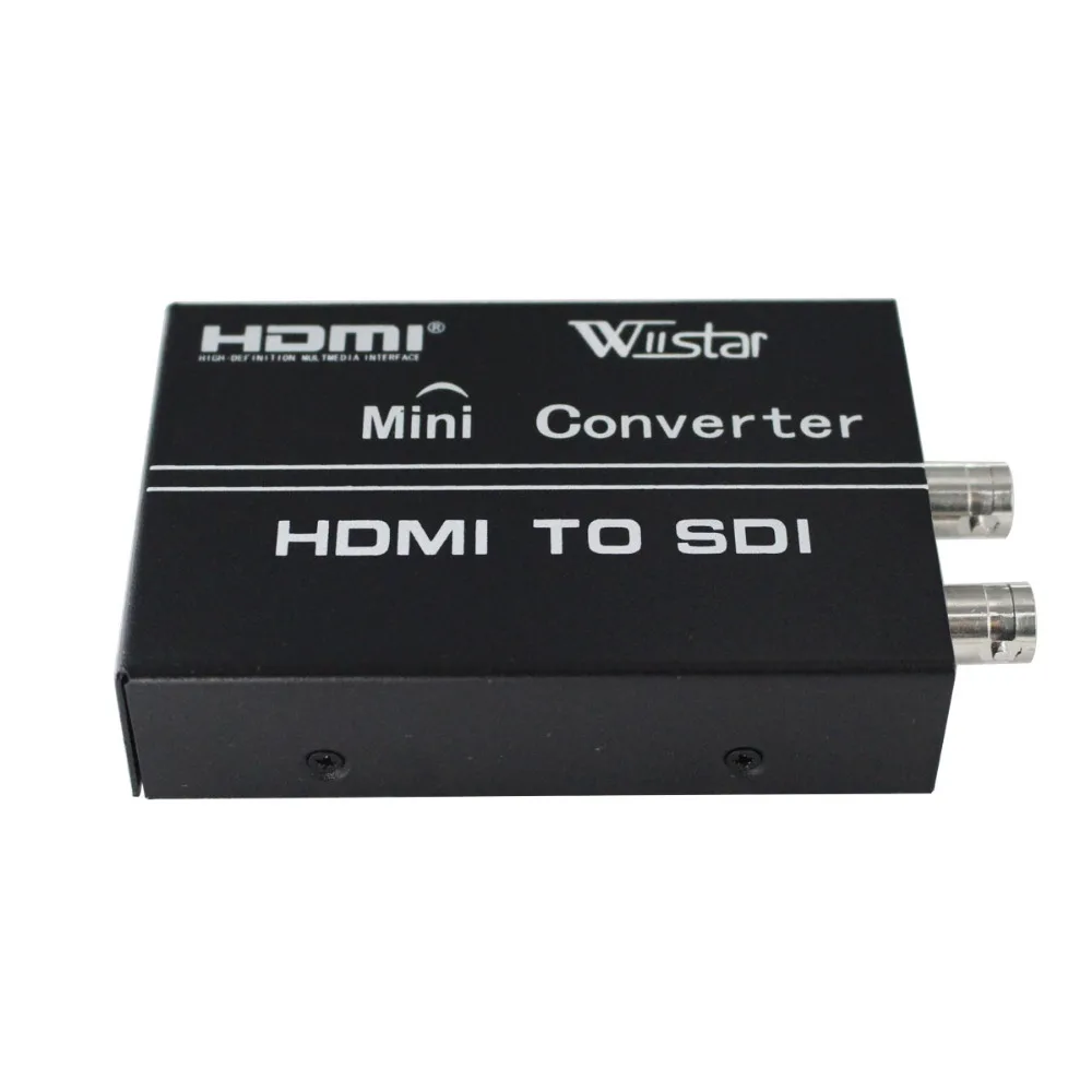 Wiistar hd-sdi HDMI-SDI конвертер Full HD 1080 P работает с HDMI 1.3c и HDCP два SDI Ourptut