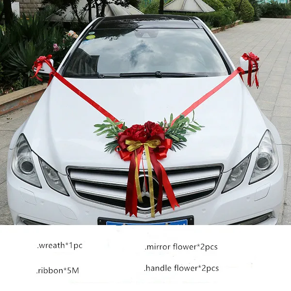 4 colores boda coche seda flor decoración Kit europeo Multi-COLOR Silla de boda espalda flor falsa plantas artificiales rosas 4 colores boda coche seda flor decoración Kit europeo Multi-COLOR Silla de boda espalda flor falsa plantas artificiales rosas