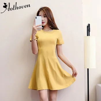 

2019 Summer Bodycon Pencil Office Dresses Women Short Sleeve O Neck Elegant A-Line Dresses Vintage Bandage Sexy Party Mini Dress