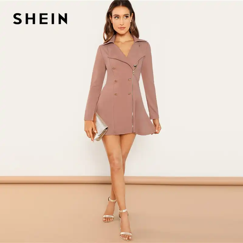 blazer dress shein