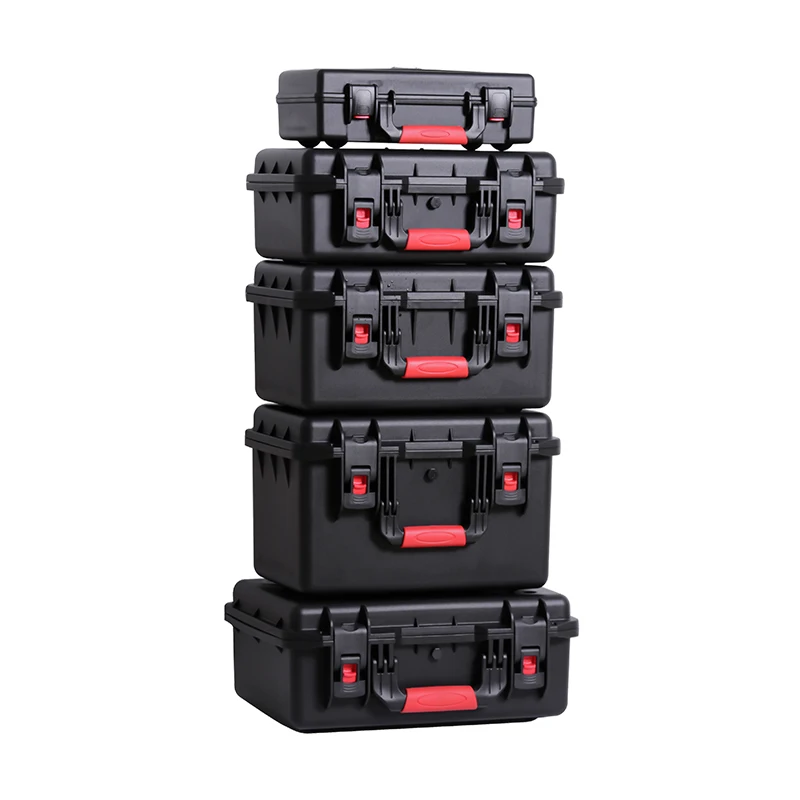 

Outdoor Shockproof Waterproof Boxes Protective Safety Case Plastic Tool Box Dry Box Safety Equipment Tool Storage with Sponge