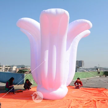 

Outdoor Giant LED Advertising Decoration Inflatable PVC Lily Flower