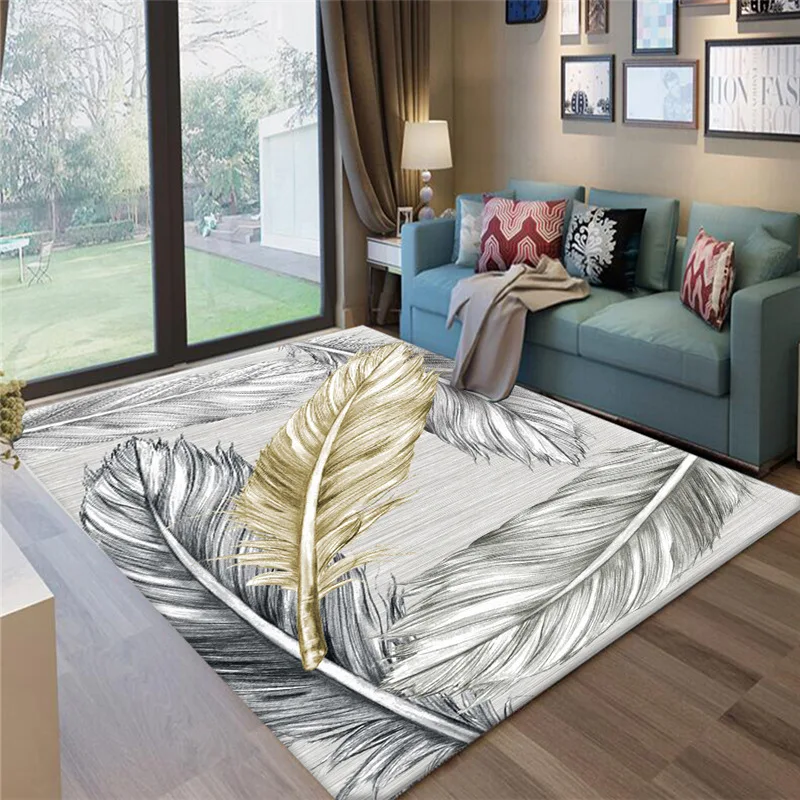 RFWCAK Современный абстрактный цветочный ковер для гостиной, спальни, противоскользящий большой ковер, напольный коврик, модные кухонные ковры - Цвет: 13