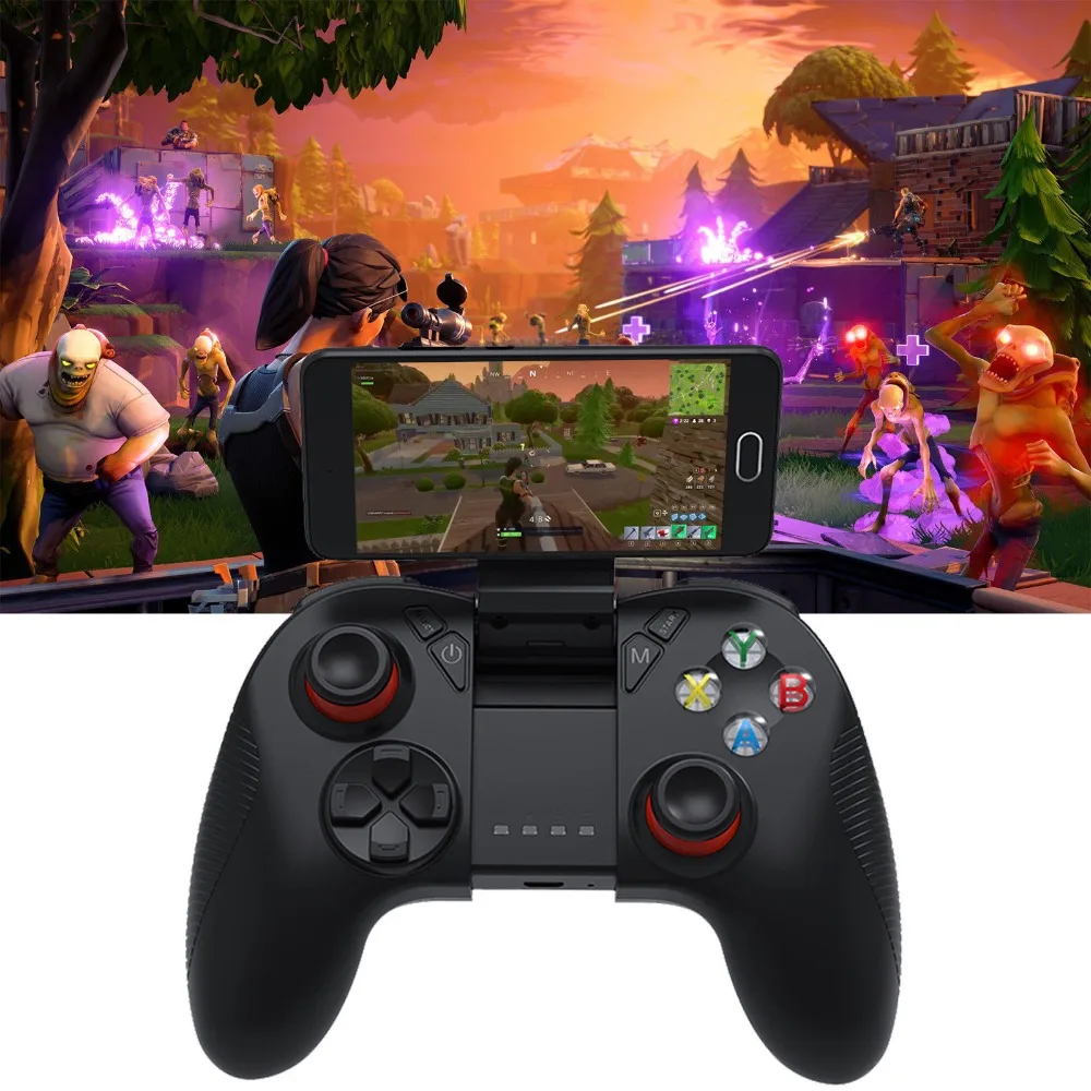 Беспроводной Bluetooth Gamepad дистанционного регулятор игры с держатель кронштейн SC-B04