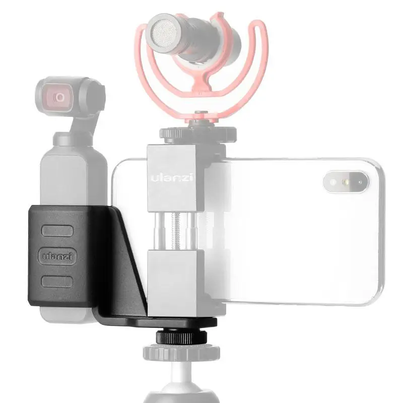 

Yiwa Ulanzi for DJI OSMO POCKET Extended Mounting Bracket & Phone Clip Holder & Tripod Sport Camera Accessories