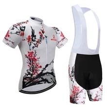 Летний сезон Ropa Ciclismo Vélo горный велосипед одежда комплект быстросохнущая Велосипедная форма Для мужчин Для женщин WKH00026