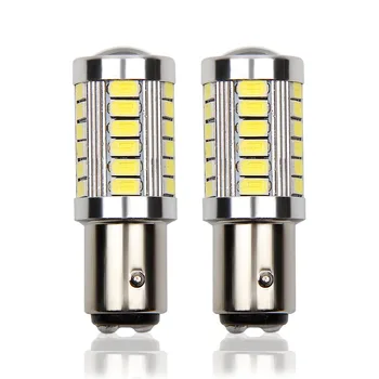 

1x P21/5W LED Car Light BAY15D led Bulb 1157 Tail Signal Brake Stop Reverse DRL Light 5W 12V 5630 33 led smd Yellow Red