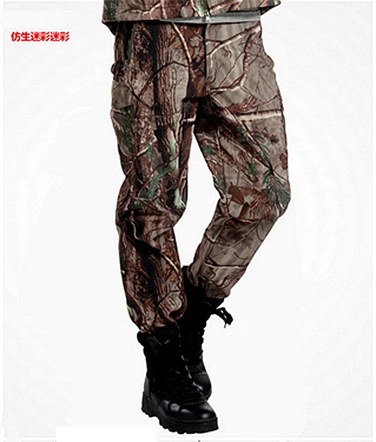 Тактическая софтшелл TAD охотничья одежда мужская военная форма Кемпинг походные костюмы уличная камуфляжная ветрозащитная куртка или брюки - Цвет: Pants 07