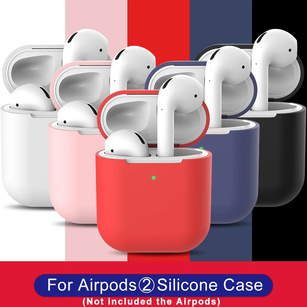 HEVARAL силиконовый чехол для Airpods 2 защитный Airpod i10 i9s TWS водонепроницаемые