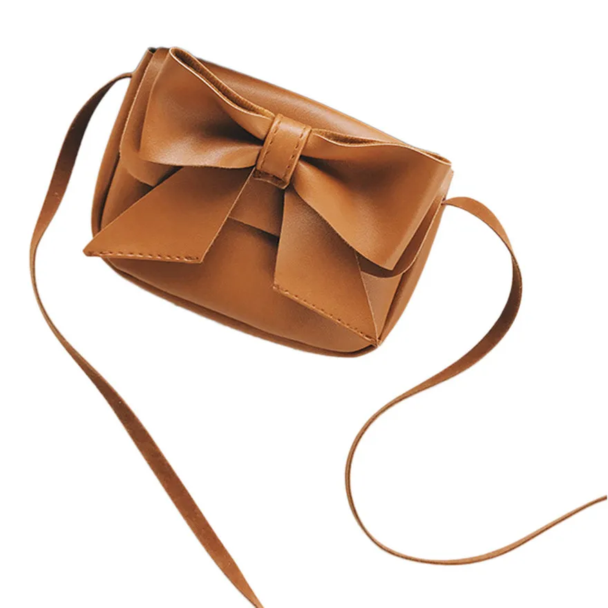Детская Милая кожаная сумка с бантом для девочек, мини-сумка, роскошные сумки для девочек, дизайнерские сумки mujer C