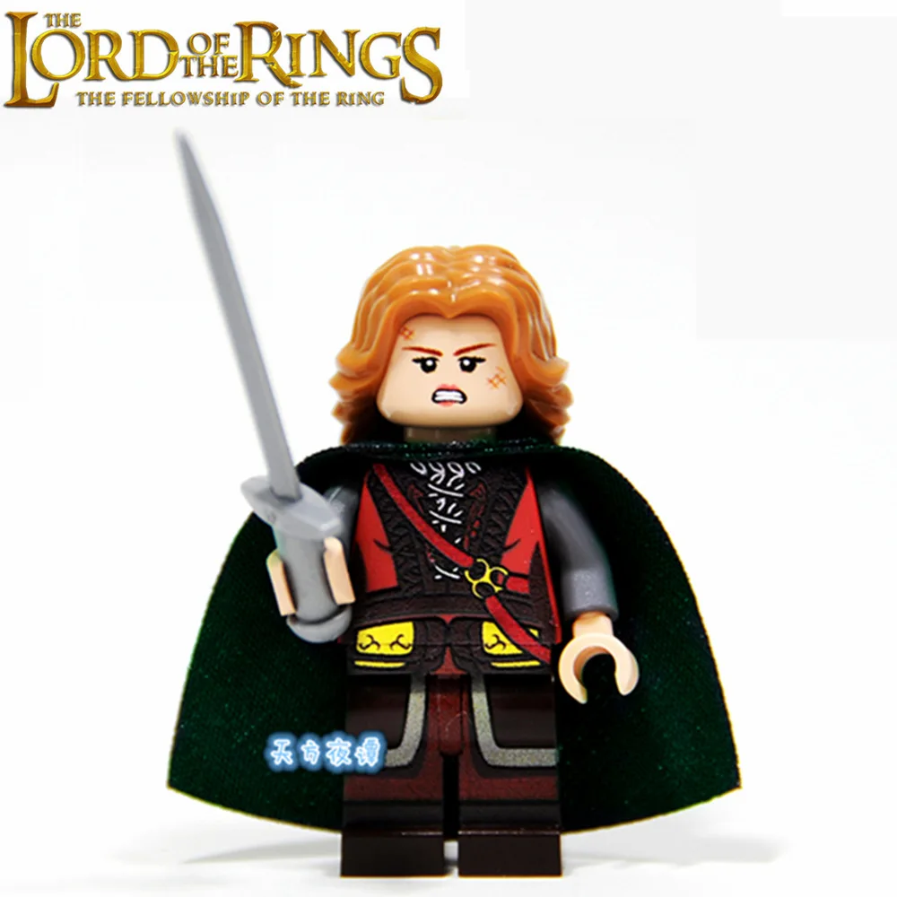 

The Lord of the Rings Hobbit Rohan Princess Eowyn Eomer Theoden Grima Aragorn Boromir minifig DIY Building Blocks Kids Toys