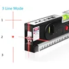 4 In 1 Blister Laser Levels Horizon Vertical Measuring Tape Aligner Laser Marking Lines Ruler Tool tripod for choose ► Photo 2/6