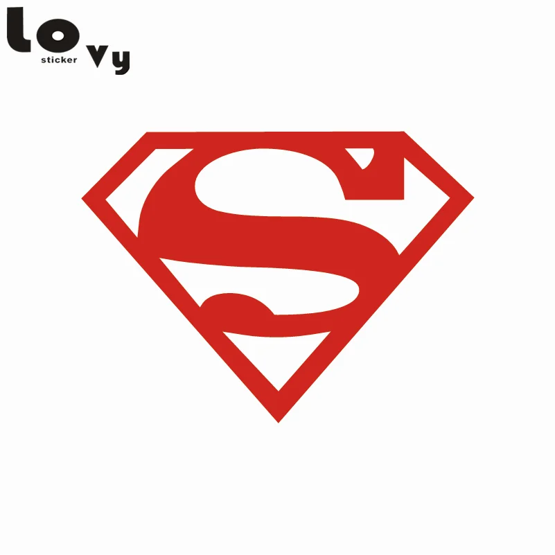 

80s Super Hero Superman Wall Sticker for Kids Room Bedroom Home Decor