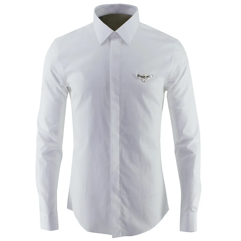 Brand New Shirts Men Slim Fit Long 