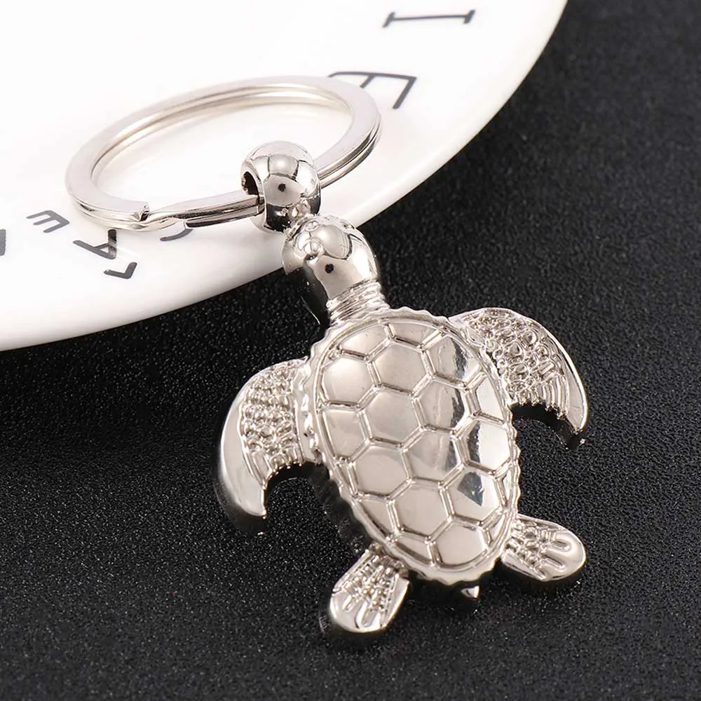 

Lovely Sea Turtle Keyring Keychain Classic 3D Pendant Key Bag Chain Creative Gift or Men Women Wholesale