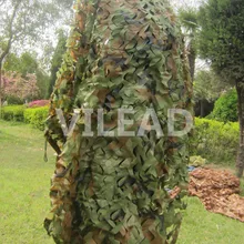VILEAD 1,5 м x 8 м(5FT x 26FT) цифровой камуфляж для лесистой местности камуфляжная Военная сеть армейская маскировочная сетка, джунгли укрытие для охоты кемпинга палатка
