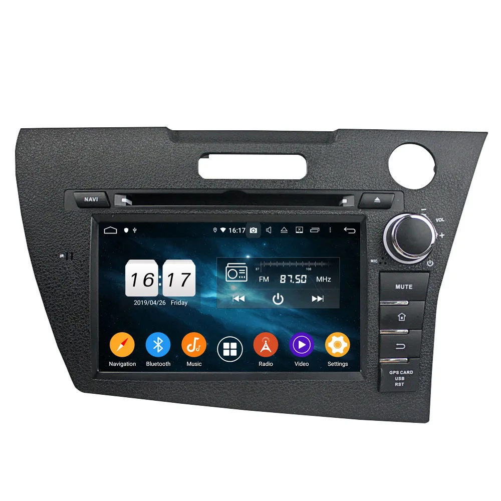 Cheap Android 9.0 CAR DVD Player for HONDA CRZ 2010-2016 GPS navigation Car multimedia player 4+32G 0