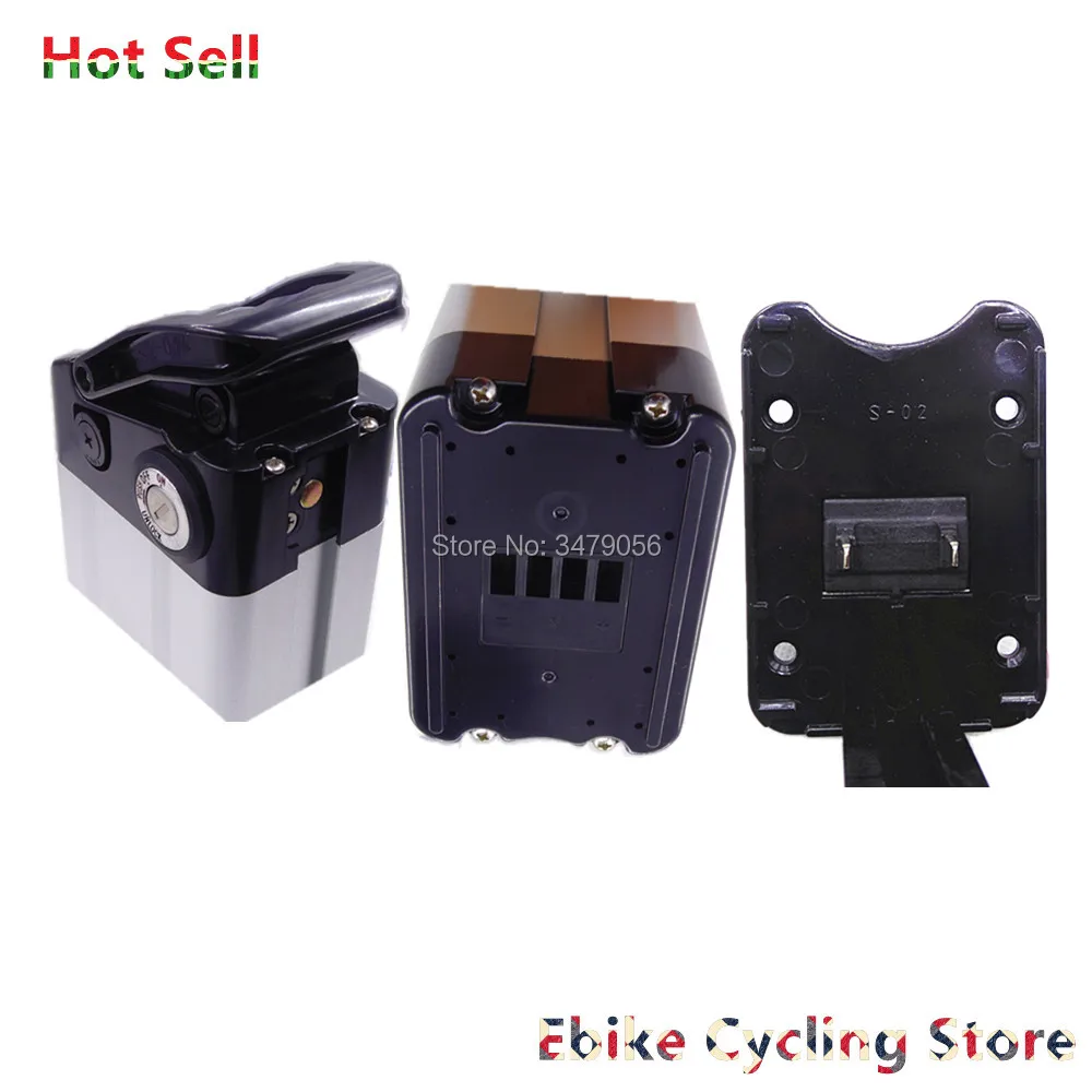 Sale Free Shipping 250w 350w 500w electric bike scooter ebike silver fish seat post bottom discharge port battery pack 2