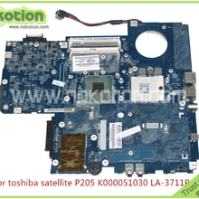 NOKOTION ISRAE LA-3711P REV 2,0 для toshiba Satellite P200 P205 материнская плата K000051030 intel 943GML ddr2