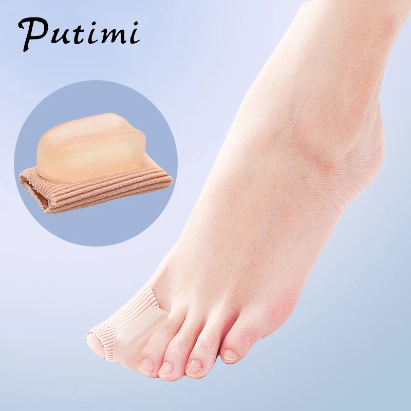 Putimi 2pcs Hallux Valgus Correction of the Thumb Bone Orthopedic Orthortic Big Toe Corrector Bunion Pedicure Tools Foot Care