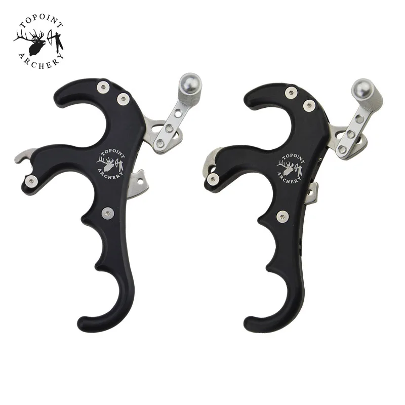 

1pc Archery Arrow Release Compound Bow Accessories Aluminum Alloy Thumb Grip Caliper Release Aids