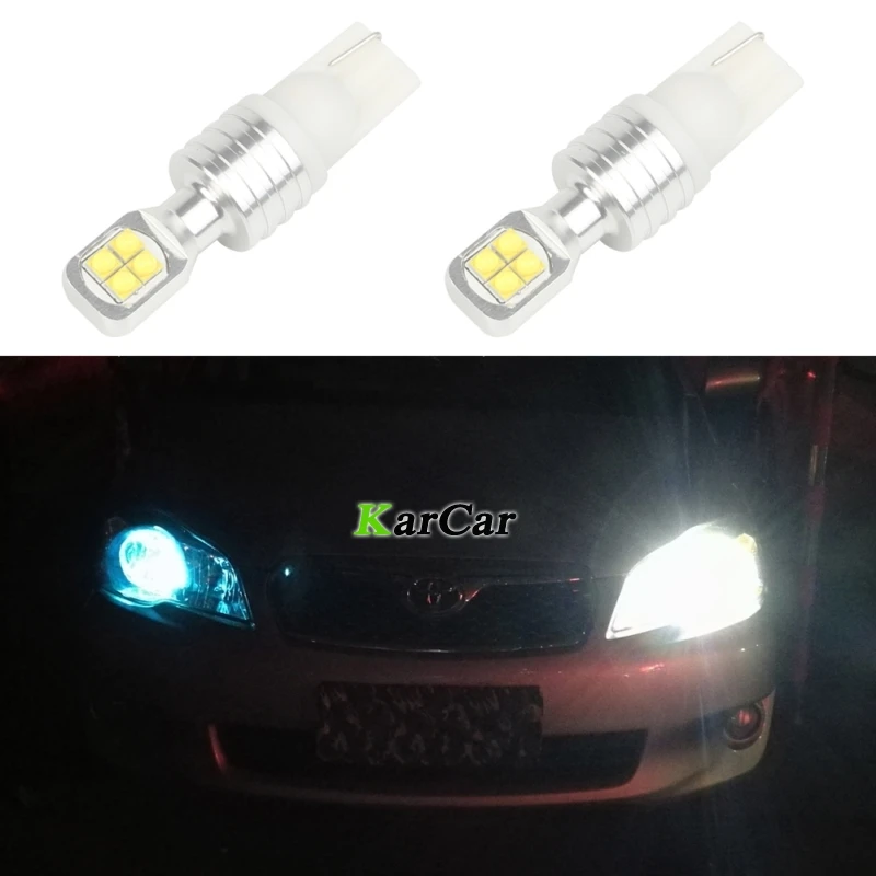2x Новый 40 Вт CREE чип XBD 390LM T10 194 W5W светодиодный задний фонарь 912 габаритный