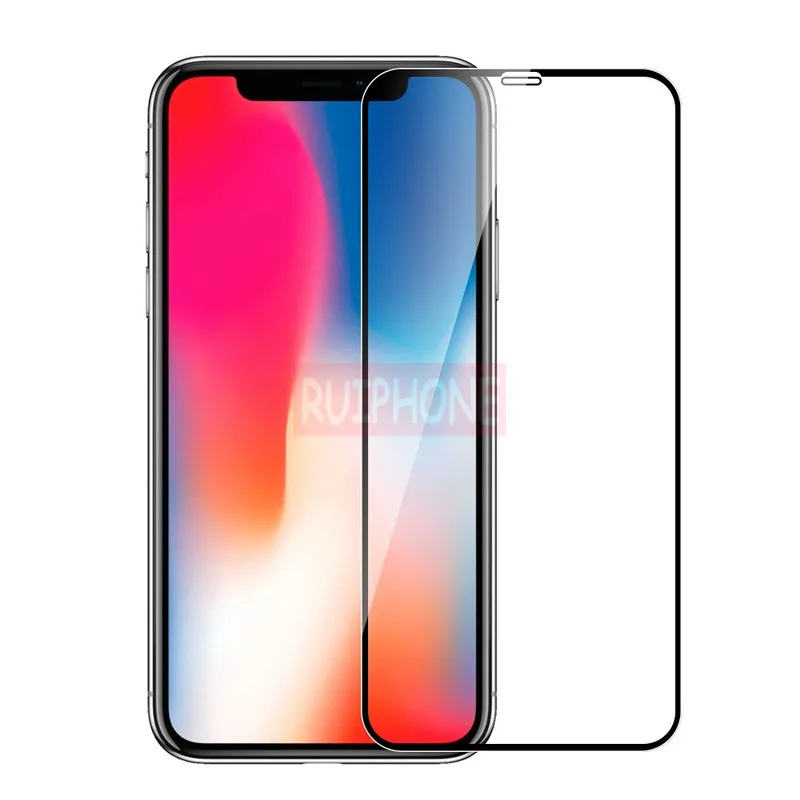 10 шт iPhone XS MAX XR Защитное стекло для экрана на iPhone 7 X защитное стекло на iPhone 8 6 6 S plus закаленное стекло полное покрытие