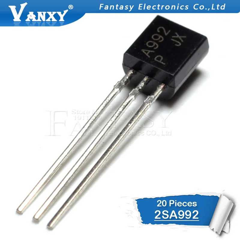 20 шт. 2SA992 TO92 A992 TO 92 PNP кремниевый транзистор оригинальный и новый|transistor pnp|transistor to-92