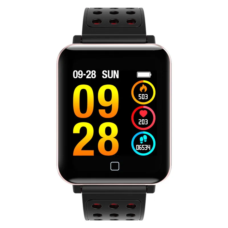

GIAUSA M19 Smartwatch Heart Rate Monitor Blood Pressure Spo2 Swimming Riding Tracker Smart Watch IP67 for Iphone IOS Android