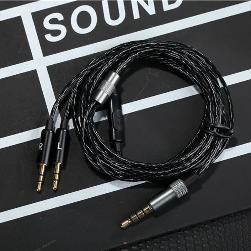 Newest Headphone Cables for sol Republic Master Tracks HD V8 V10 V12 X3 Earphone 3.5mm to 2.5mm