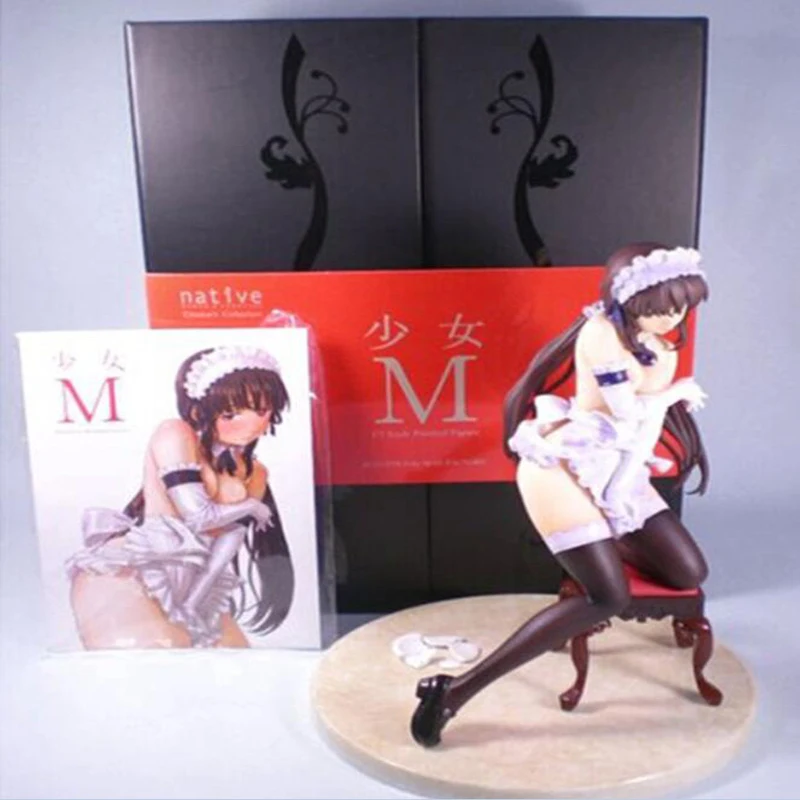 

Native Sexy Figure Strawberry Japanese Creator's Collection M Girl 1/7 scale painted adulet servant girl Figure PVC boxed Y7036