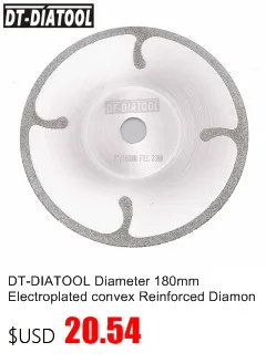 DT-DIATOOL 2 шт. Diameter115mm гальванические алмазные режущие шлифовальный диск пилы 4,5 дюймов M14 нить конкретный кладки