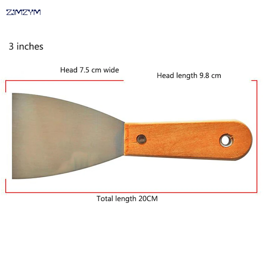 3 inch 20cm Multi function Manganese steel Putty Knife Blade Antirust