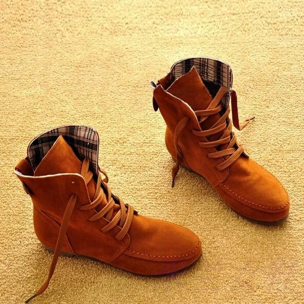 

ladies Autumn Boots Snow Boots for Women Martin Boots Suede Leather Couples Shoes Cotton