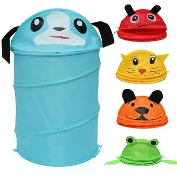 

Large Cute Cartoon Animal Oxford Cloth Laundry Basket Foldable Clothes Storage Basket Dirty Clothes Bucket Toy Storage Basket