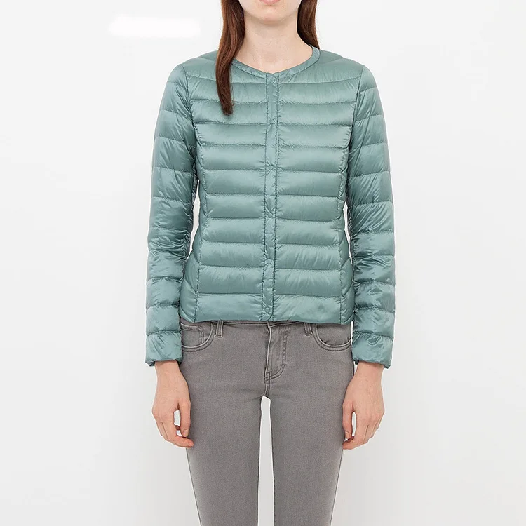  NewBang Feather Coat Ultra Light Down Jacket Women Lightweight Portable Slim Female Windbreaker Col