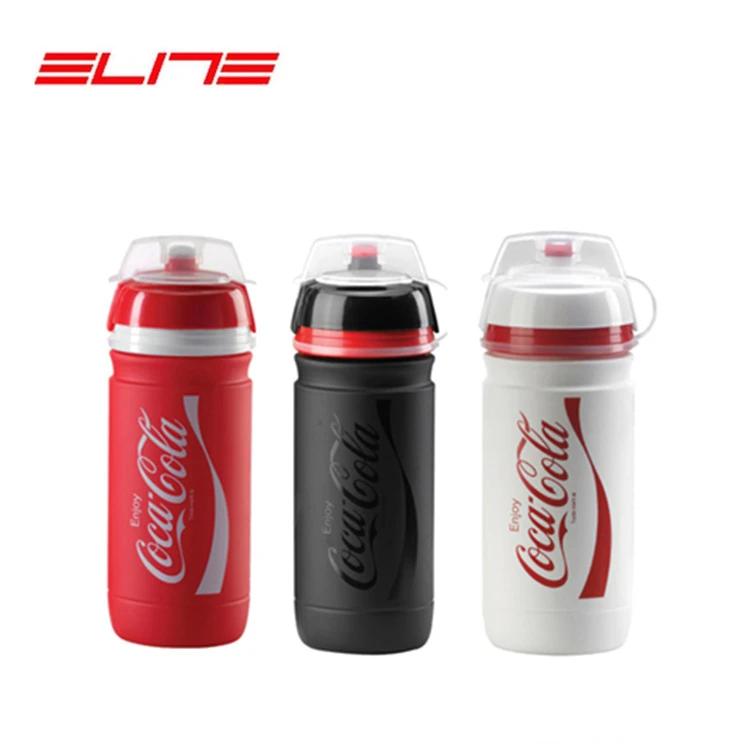 black cycling bottle