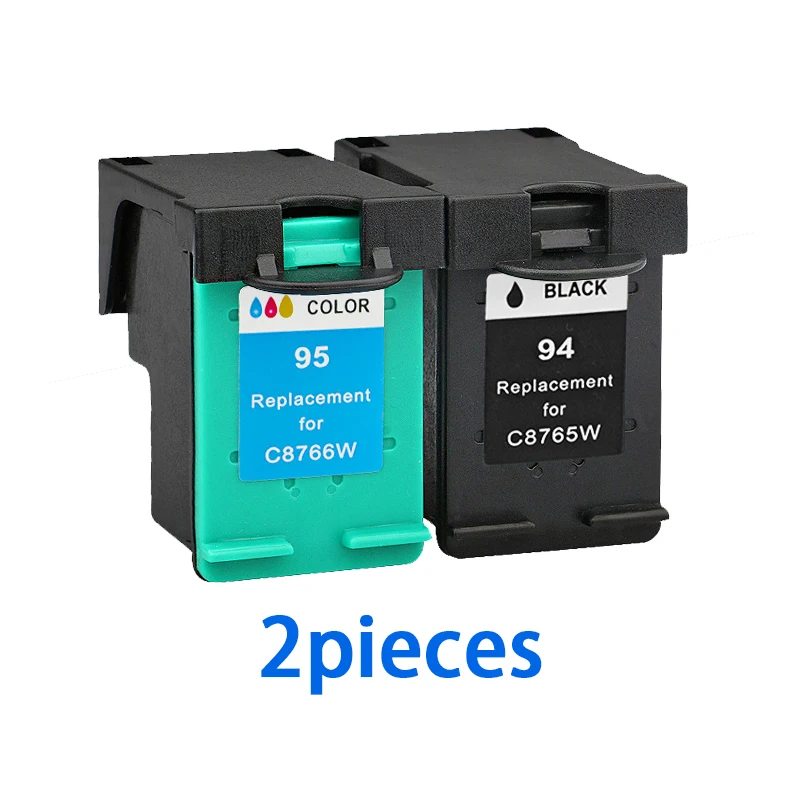 Совместимый с XiongCai чернильные картриджи для HP 94 95 Deskjet 5740 6840 9800 9860 6540 Officejet 6210 7410