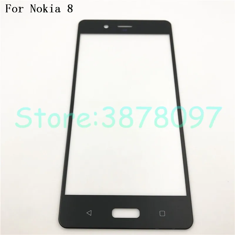 Оригинальная сенсорная панель 5 3 дюйма для Nokia 8 переднее внешнее стекло верхняя
