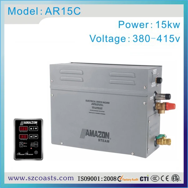 Оригинальный Amazon 15kw 380 415v влажный парогенератор для коммерческого