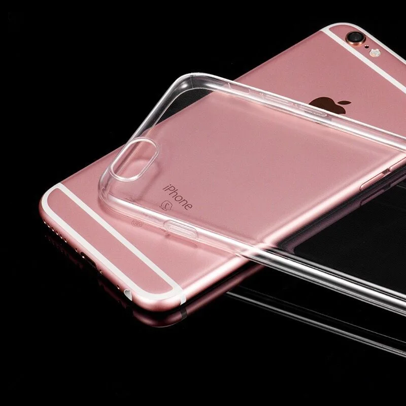 Прозрачный силиконовый чехол для iPhone 6 s S 4 4S 5 5S SE 5SE 5C iphone 7 7S 8 Plus 6plus 6splus 7plus 8plus