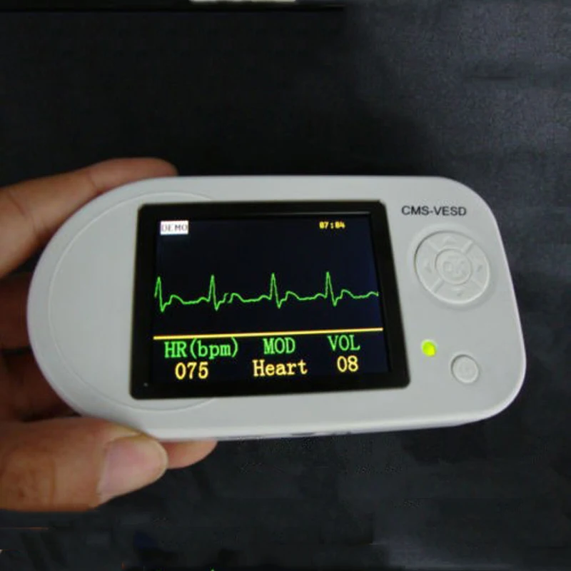 48hr отправки! CMS-VESD Fonendoscopio Визуальный Электронный стетоскоп с ECG, PR, SPO2 PC программное обеспечение и обзор данных