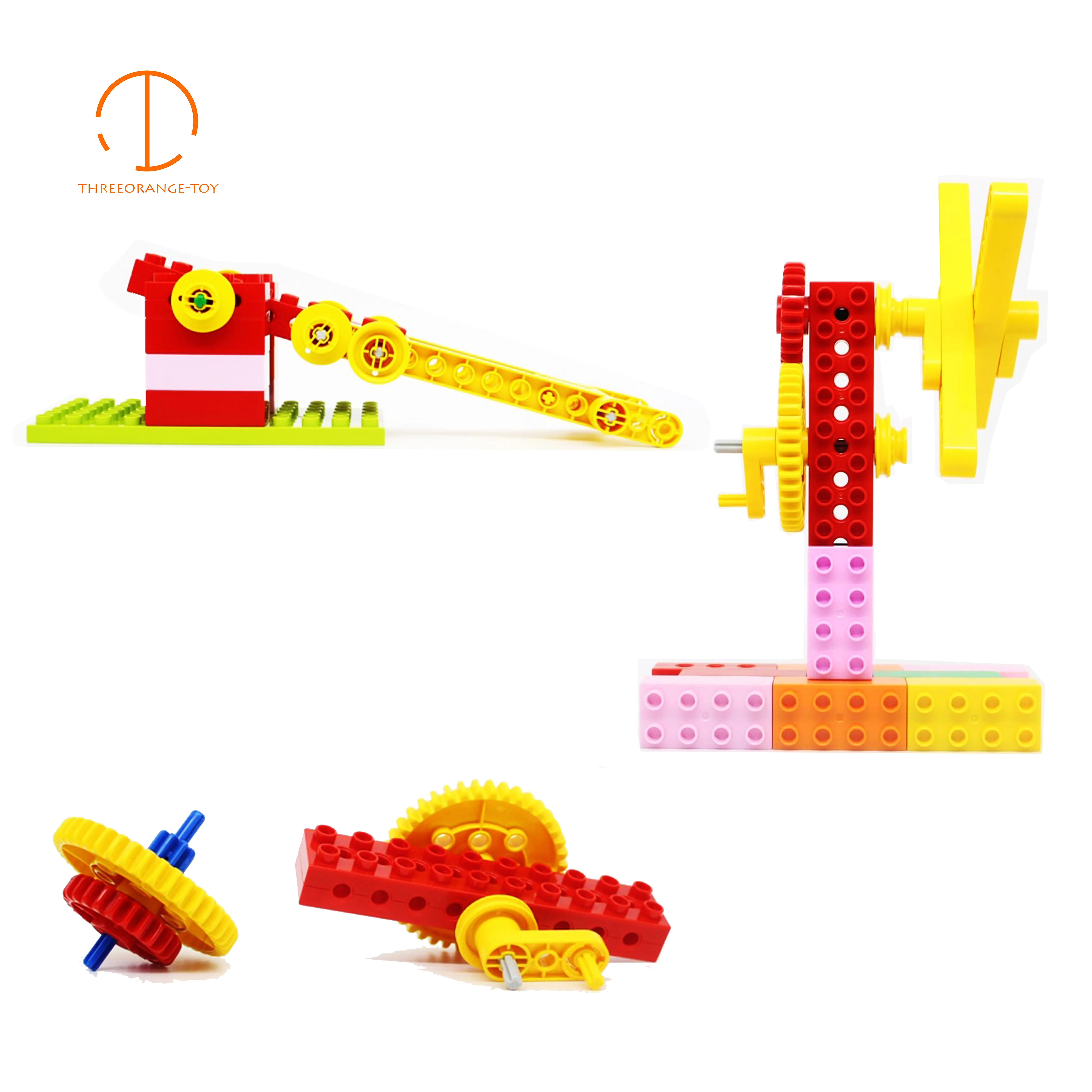 

10in1 gears toys Legoed technic parts DIY Educational toys bricks Enligthen big Building blocks compatible with legoed