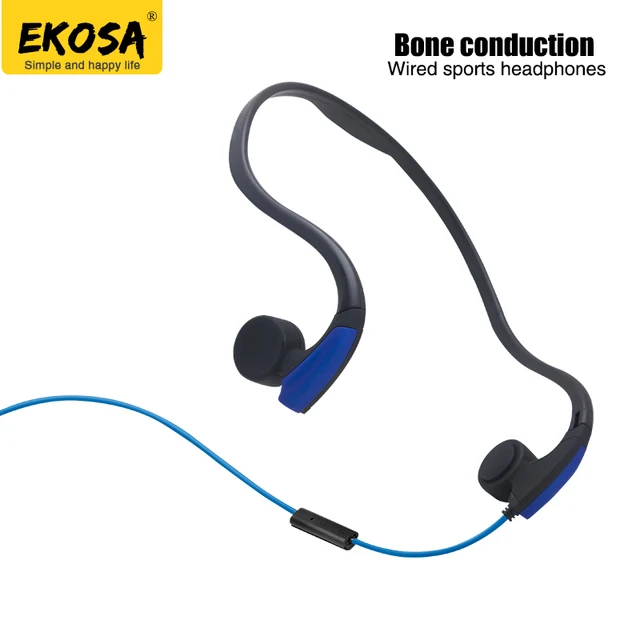 Ekosa Os Conduction Casque Ecouteurs Tour De Cou Filaire Ecouteur